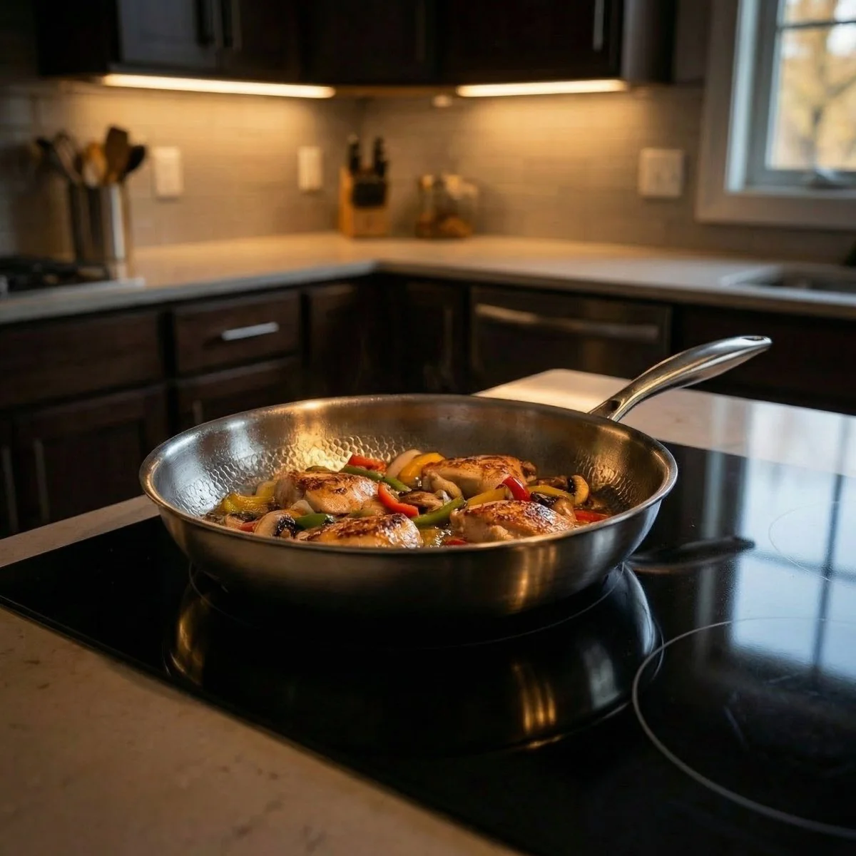 Hand-Hammered Titanium Cooking & Preparation Set - Image 6