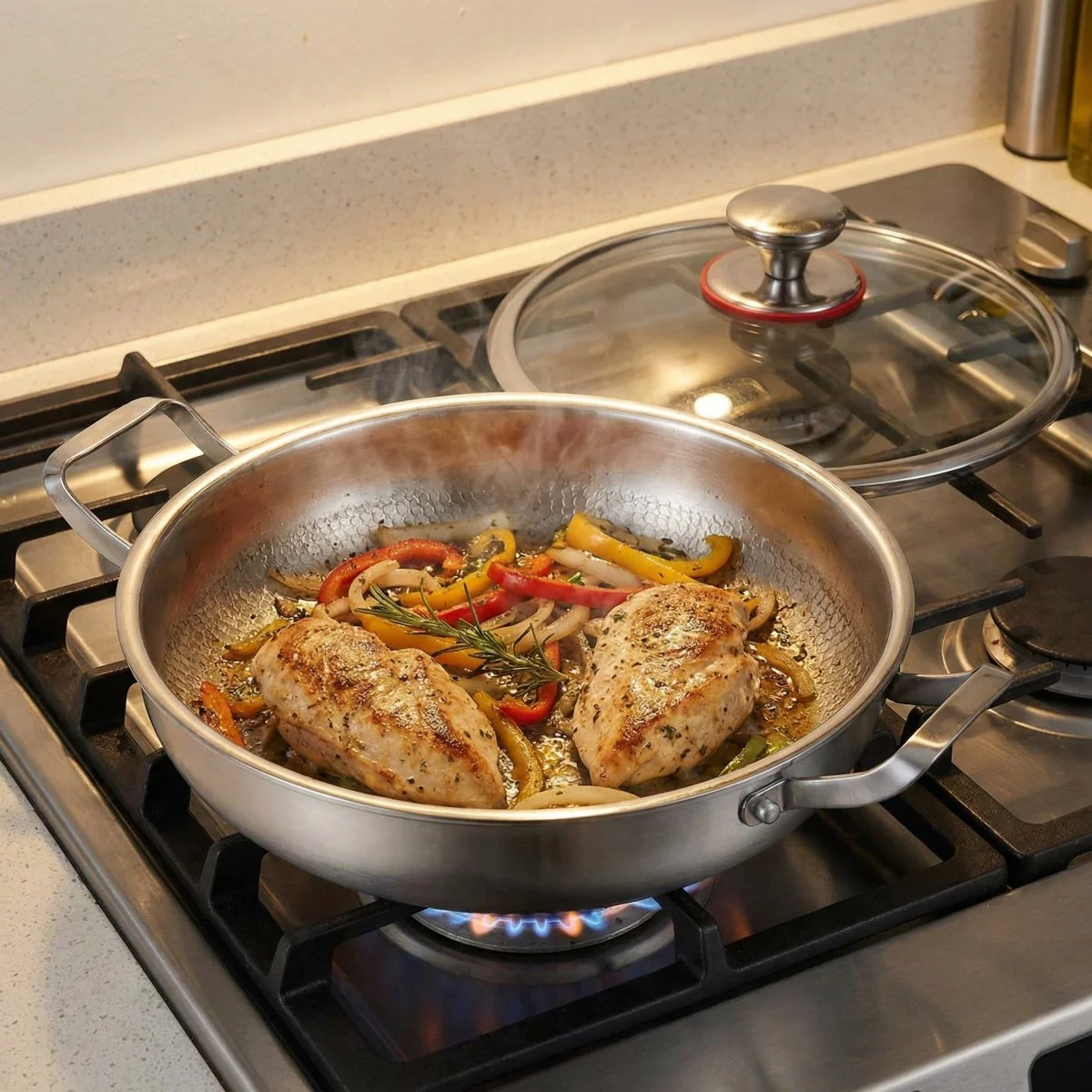 Titanium Pan with Two Handles I PFAS-Free & Durable - Image 4