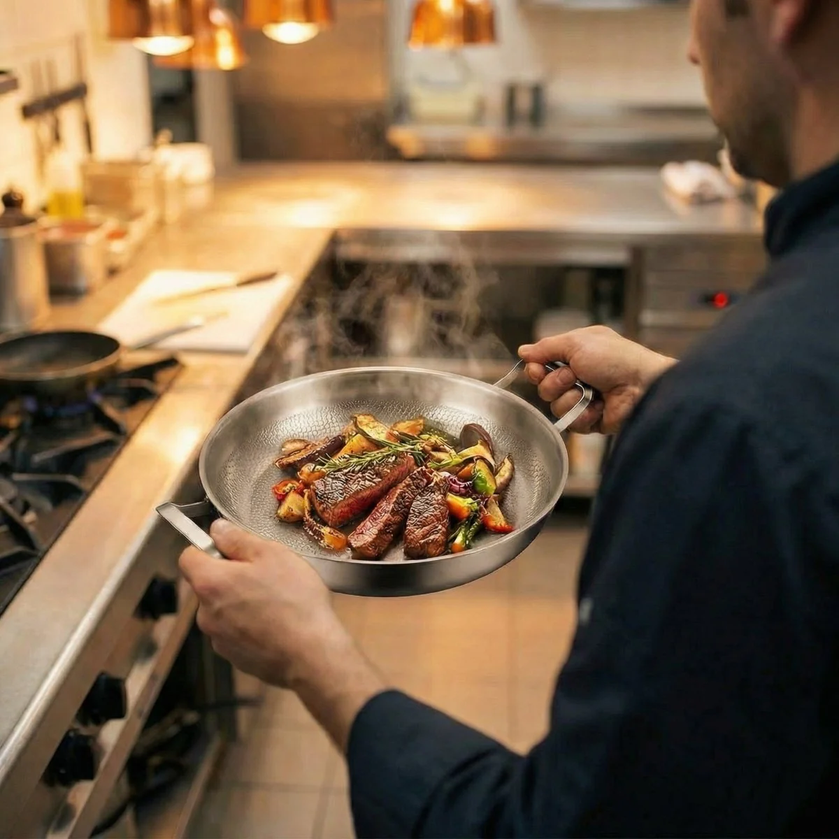 Titanium Pan with Two Handles I PFAS-Free & Durable - Image 5
