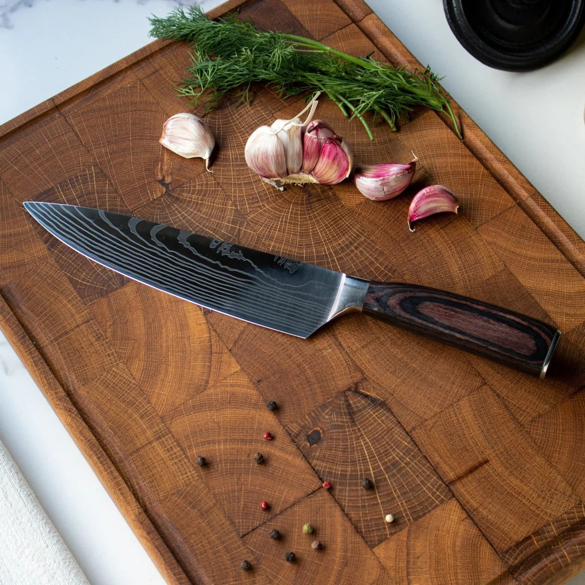 Japanese-Style Chef’s Knife – 8.1 inch (20.5 cm) Precision Blade - Image 4