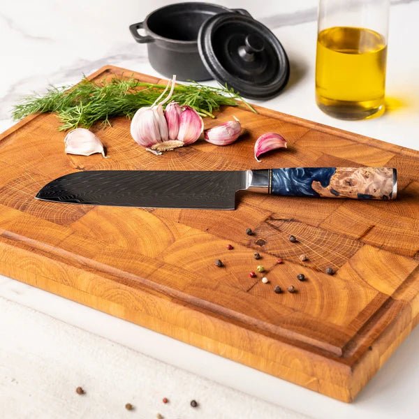 Professional Japanese Damascus Knife Set – 6-Piece Chefs Quality Set - Image 5