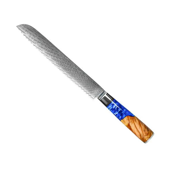Limited Edition Japanese Damascus Knife Set – 6-Piece Saphire Series - Image 7