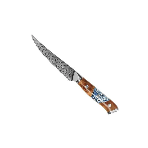 Japanese Damascus Knife Set – 9-Piece Versatile Blade - Image 3