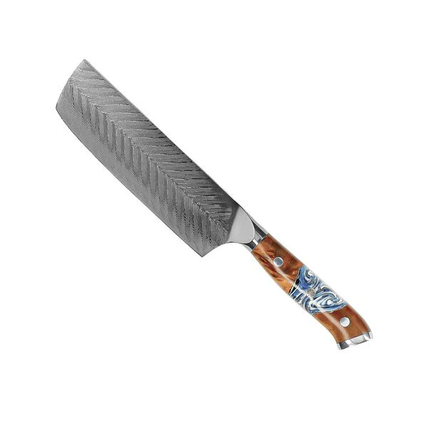 Japanese Damascus Knife Set – 9-Piece Versatile Blade - Image 5