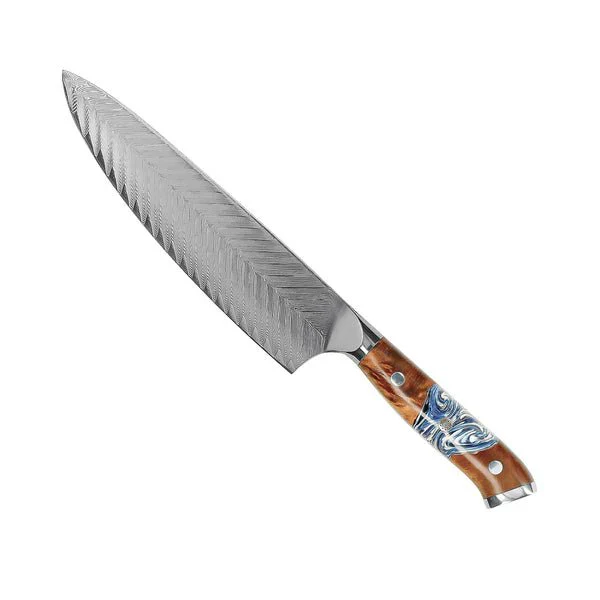 Japanese Damascus Knife Set – 9-Piece Versatile Blade - Image 7
