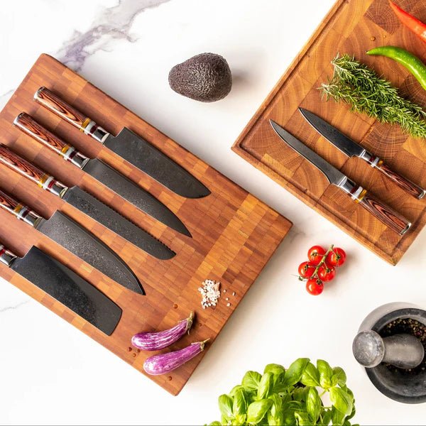 Professional Japanese 7-Piece Damascus Master Knife Set - Image 12