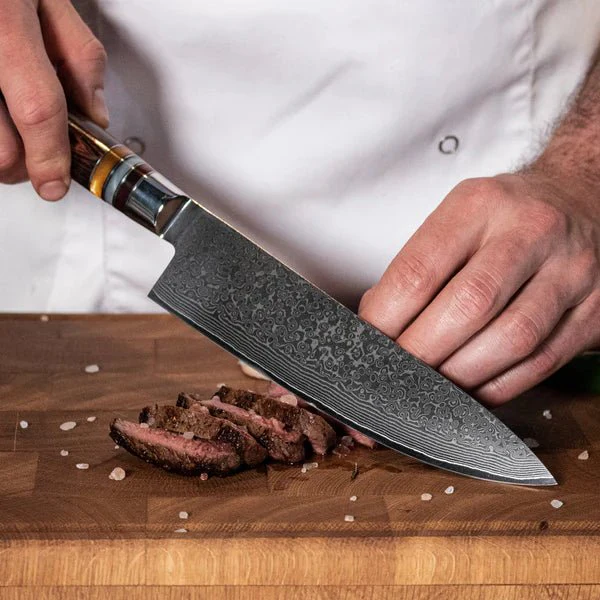 Professional Japanese 7-Piece Damascus Master Knife Set - Image 3