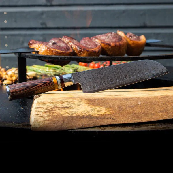 Professional Japanese 7-Piece Damascus Master Knife Set - Image 4