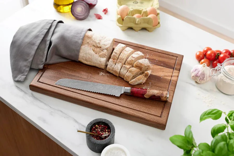 Japanese Damascus Nakama Shinku 5-Piece Chef’s Knife Set – Precision Blades - Image 4