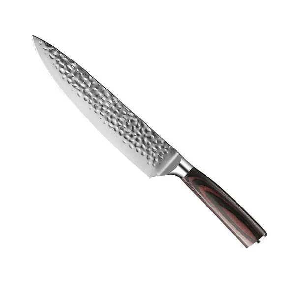 Japanese Hammered Damascus Chef  Knife Set – 3-Piece Set - Image 5